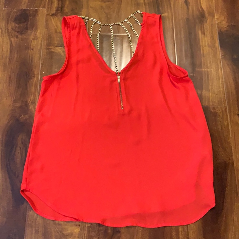 Gold hardware tank